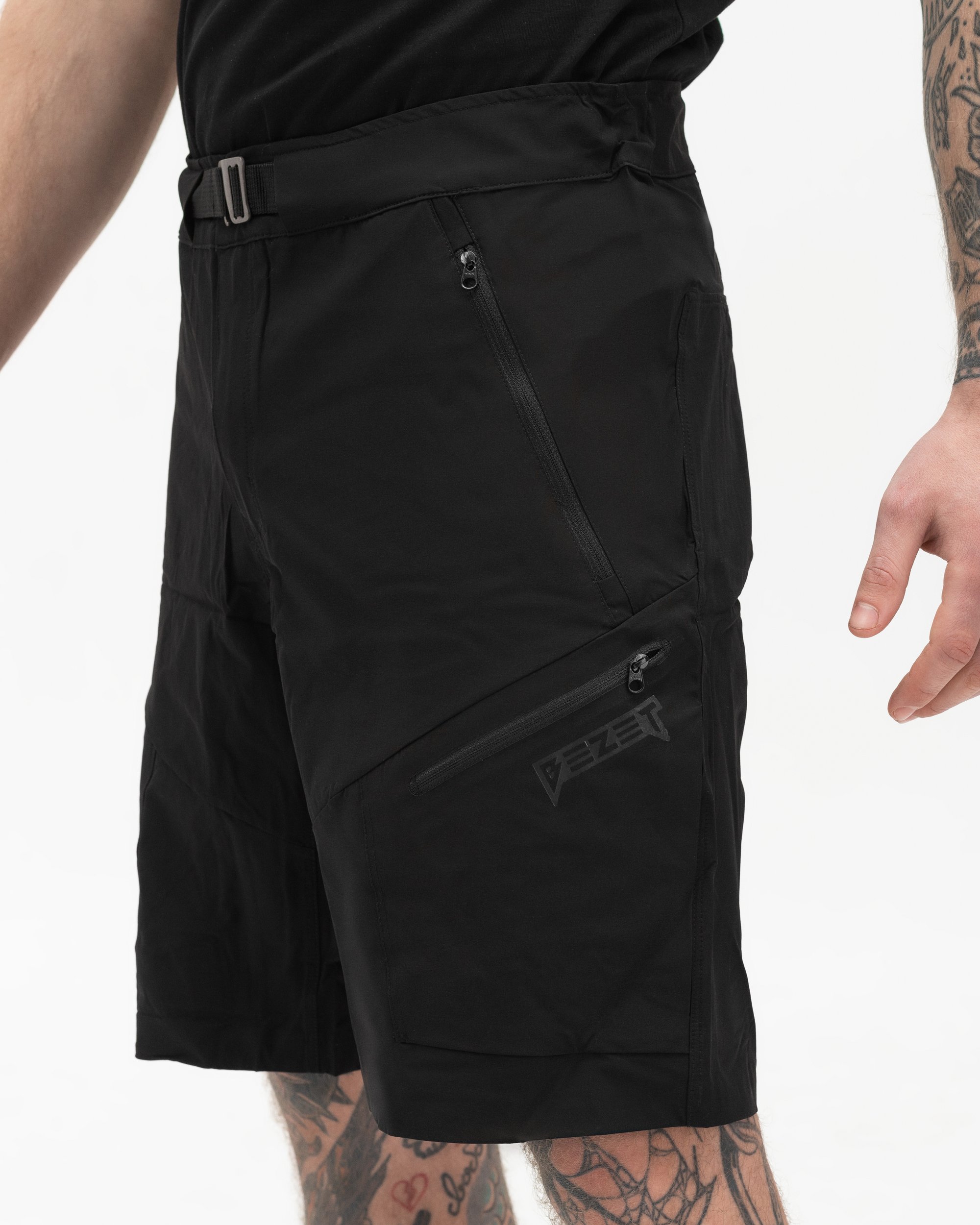 КОМПЛЕКТ (ШОРТИ КАРГО BEZET ADVENTURE ЧОРНИЙ,ФУТБОЛКА ШВИДКОСОХНУЧА ТАКТИЧНА BEZET ЧОРНИЙ) - Фото 12