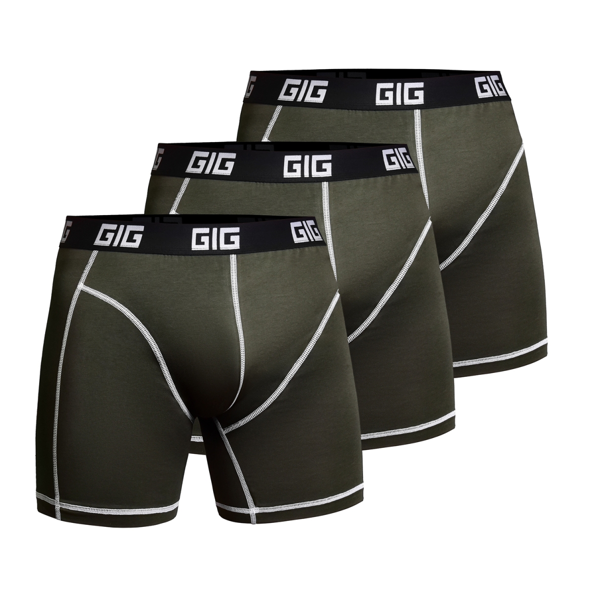 Комплект трусів Zero Gig Ranger Green з білим контуром, 3 шт GIG MILITARY