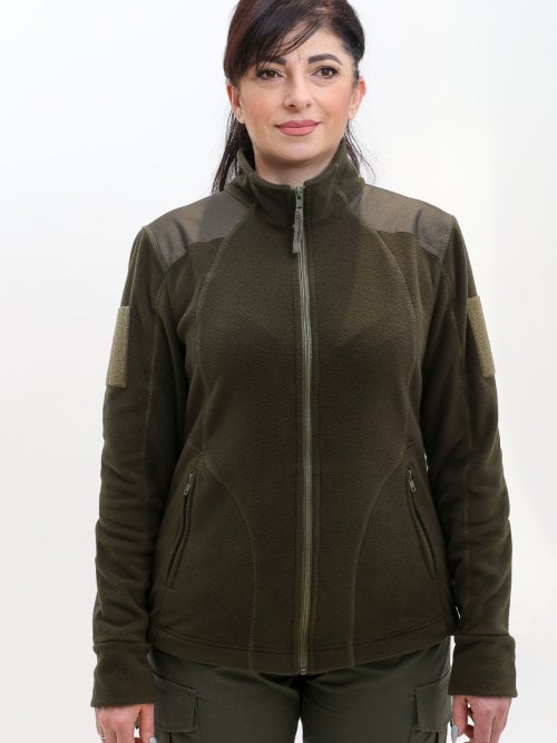 Жіноча кофта флісова Нона олива