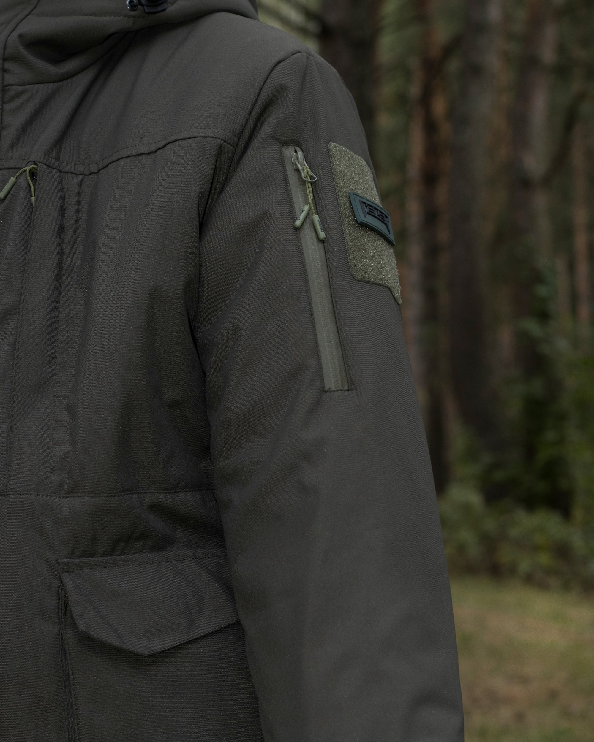 Куртка тактична зимова BEZET SnowPatrol хакі - Фото 24