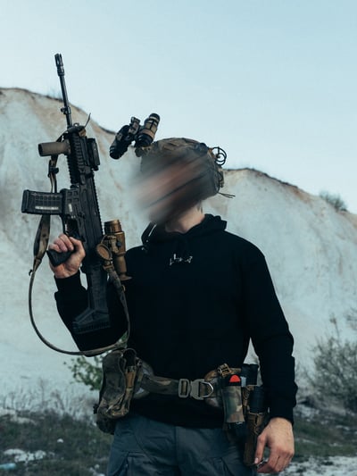Худі BEZET Fighter чорний - Фото 9