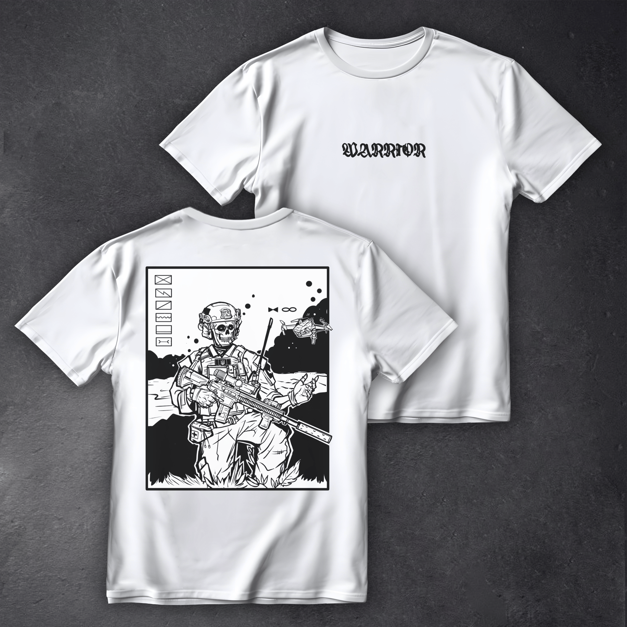 Футболка Warrior 03 біла We feel