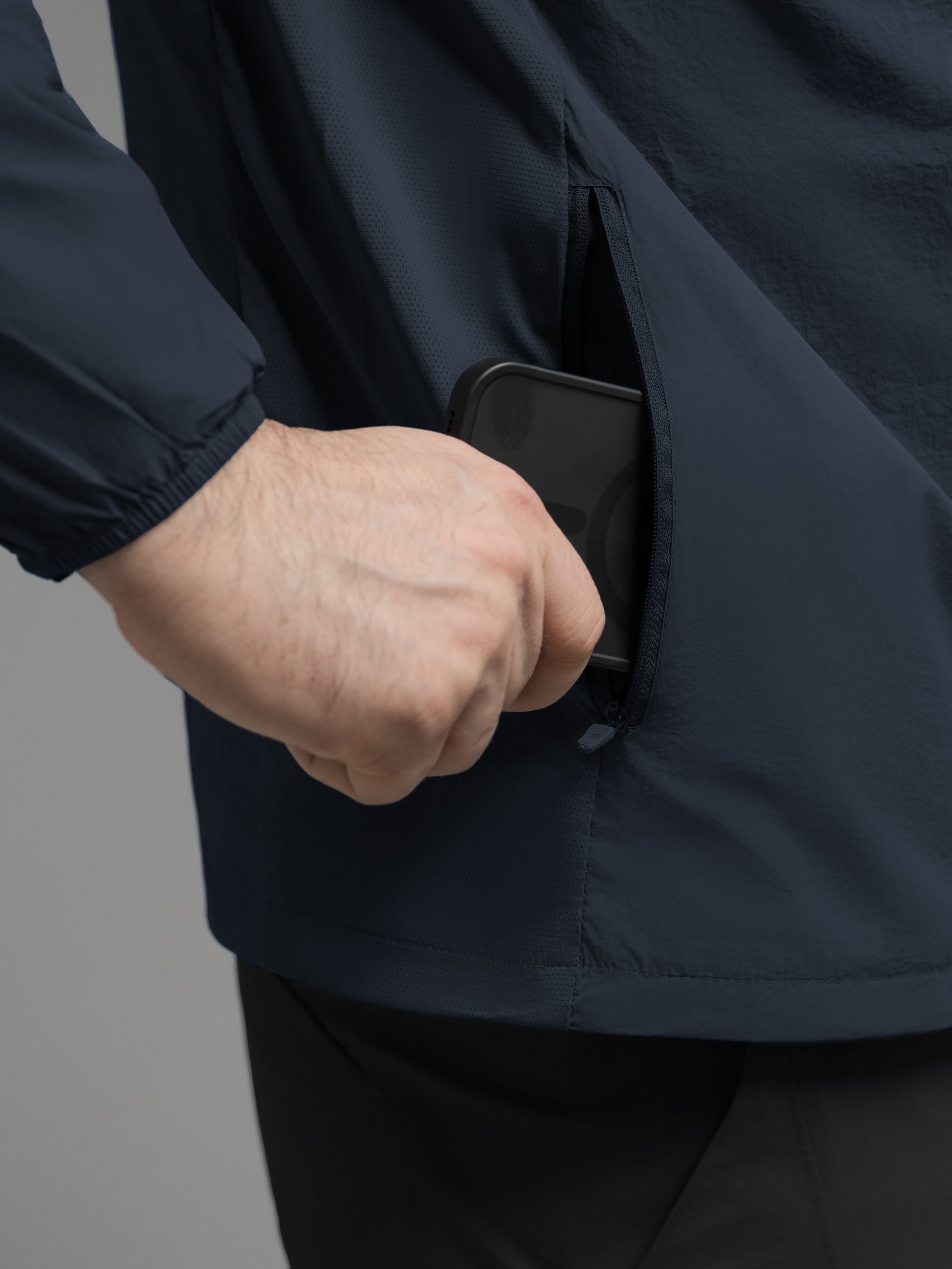 Куртка вітрівка BEZET Solguard UV 100 синій - Фото 24