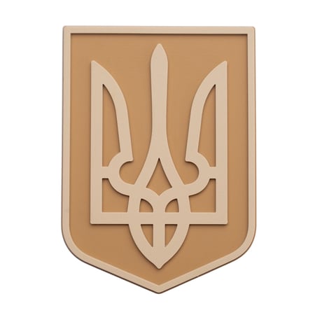 ПВХ Патч (шеврон) "Герб" койот Brand Element