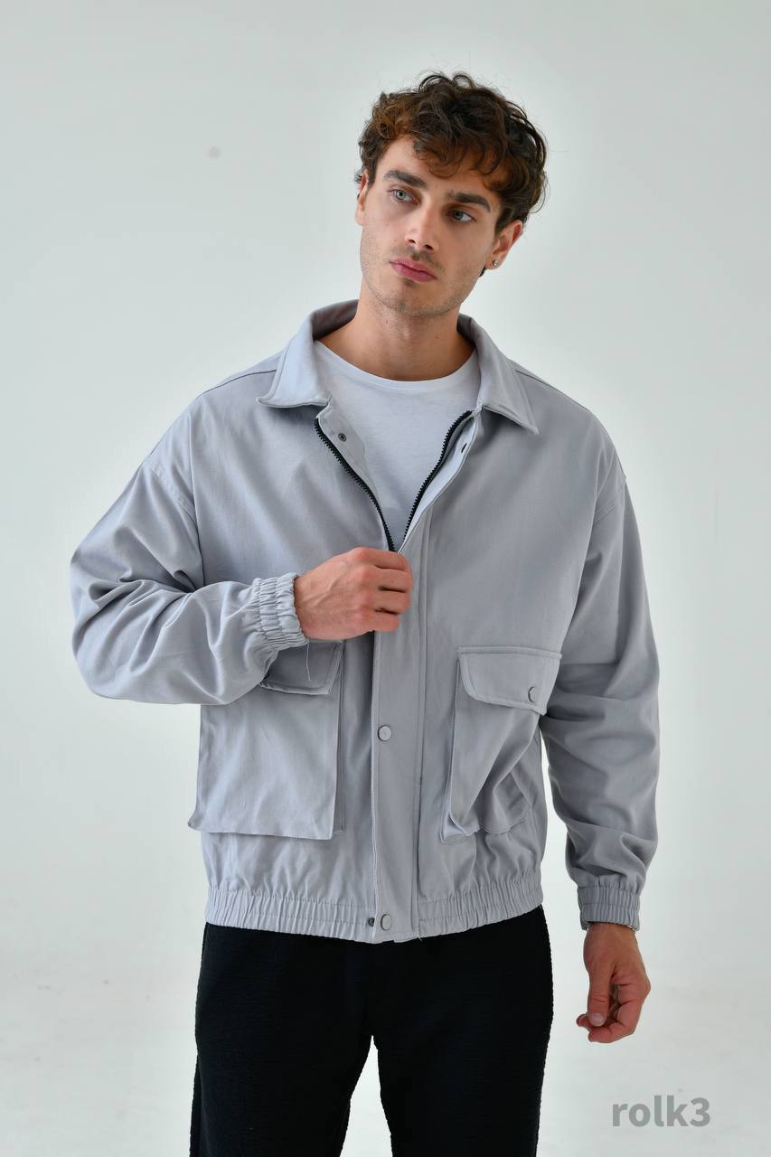Бомбер rolk grey Sold Out