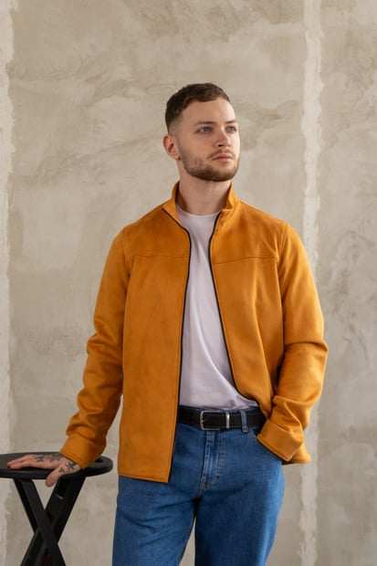 Куртка замшевая Reload - Kelp, горчичный