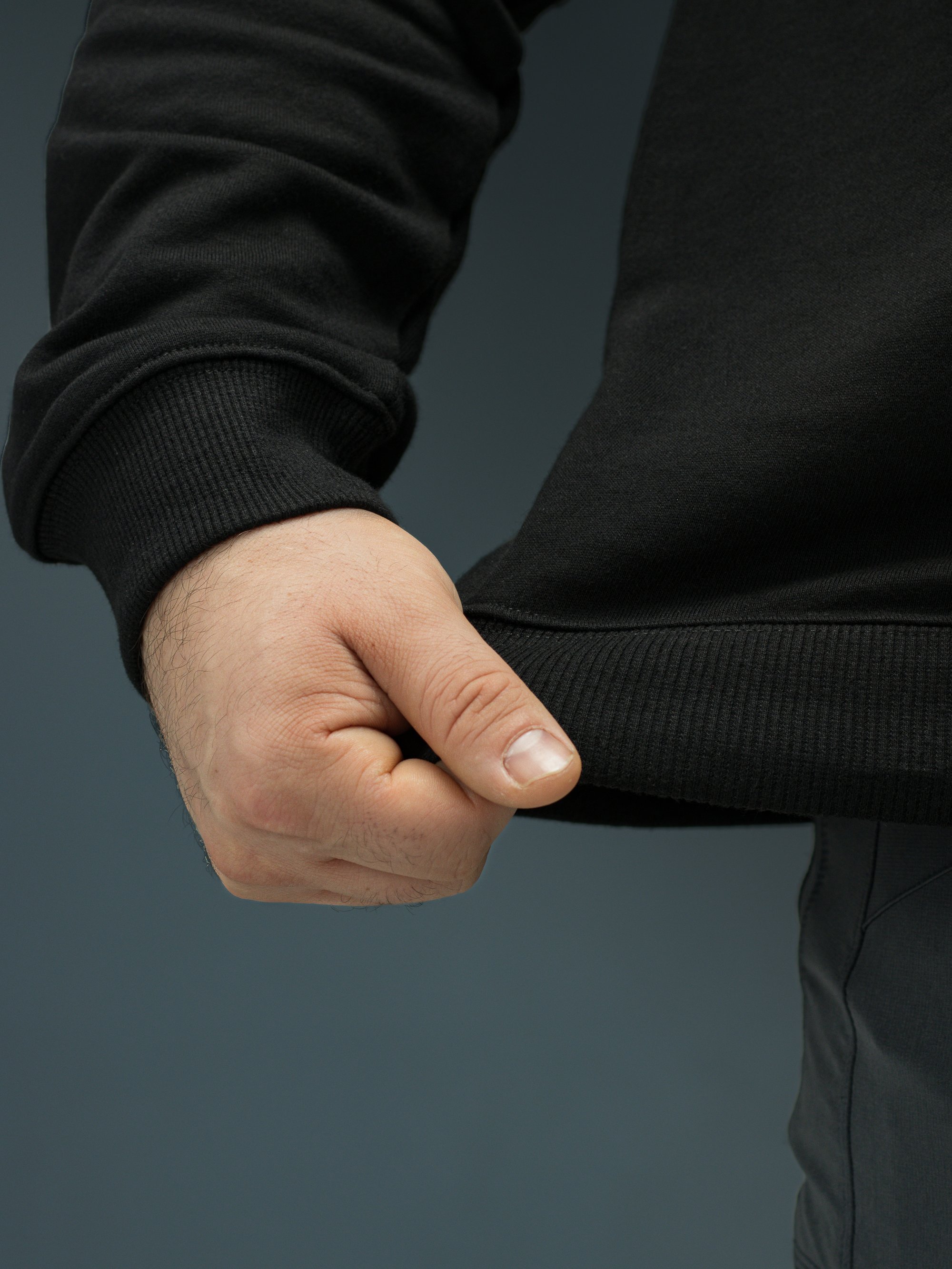 Кофта світшот BEZET Skull Unit чорний - Фото 11