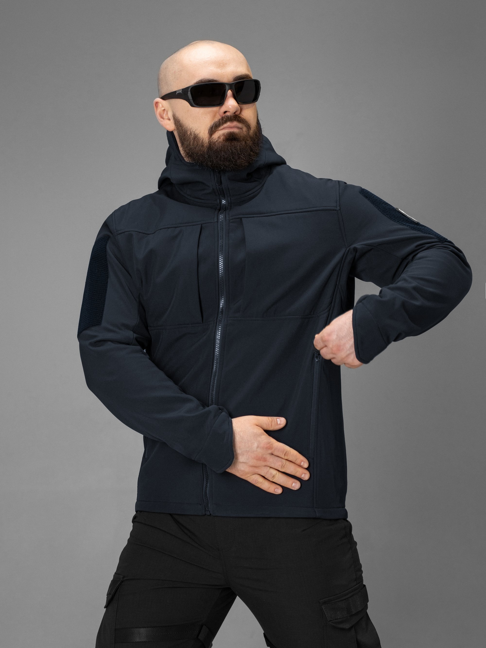 Куртка Softshell BEZET Falcon синій - Фото 5