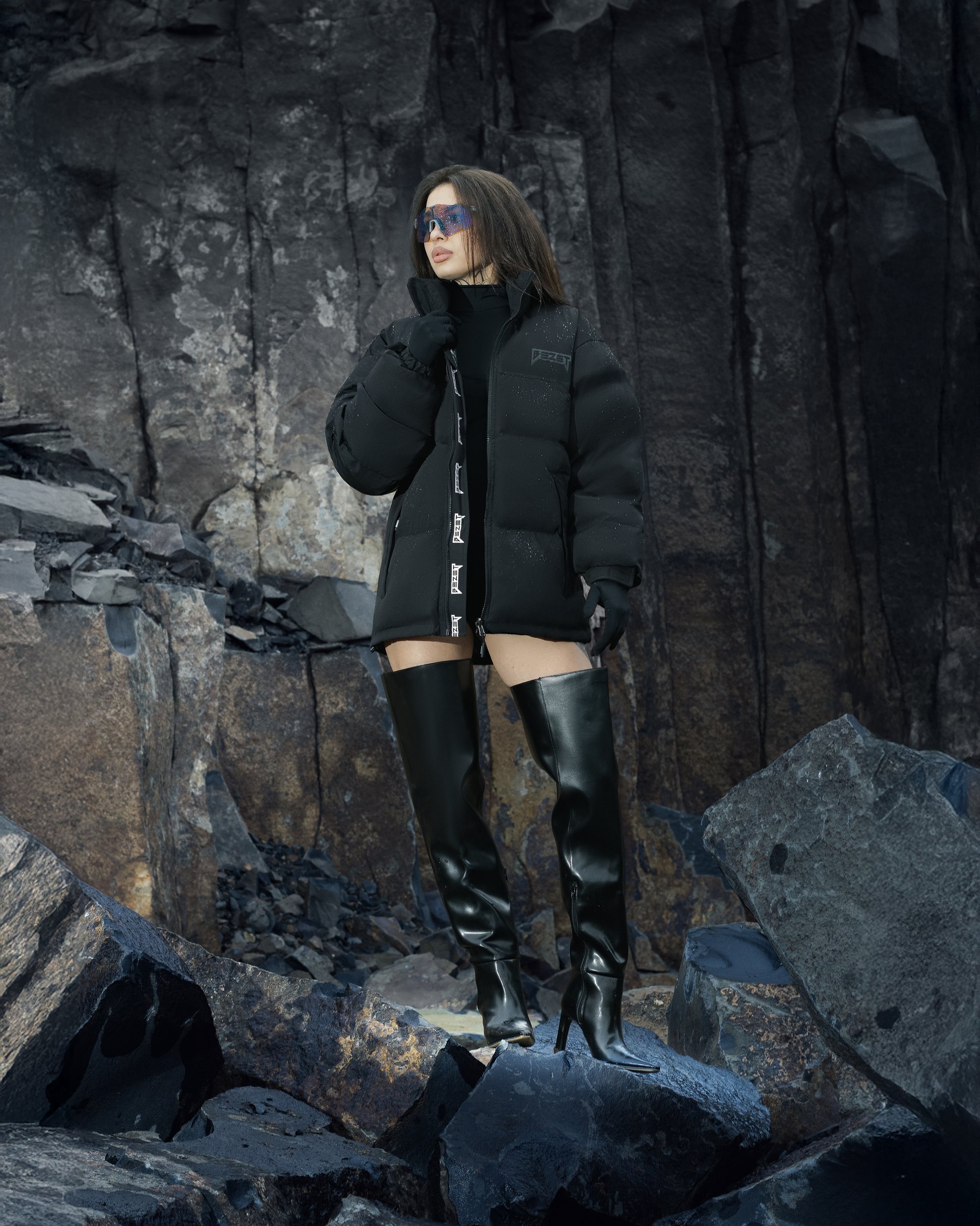 Куртка зимова жіноча BEZET Nord чорний - Фото 7