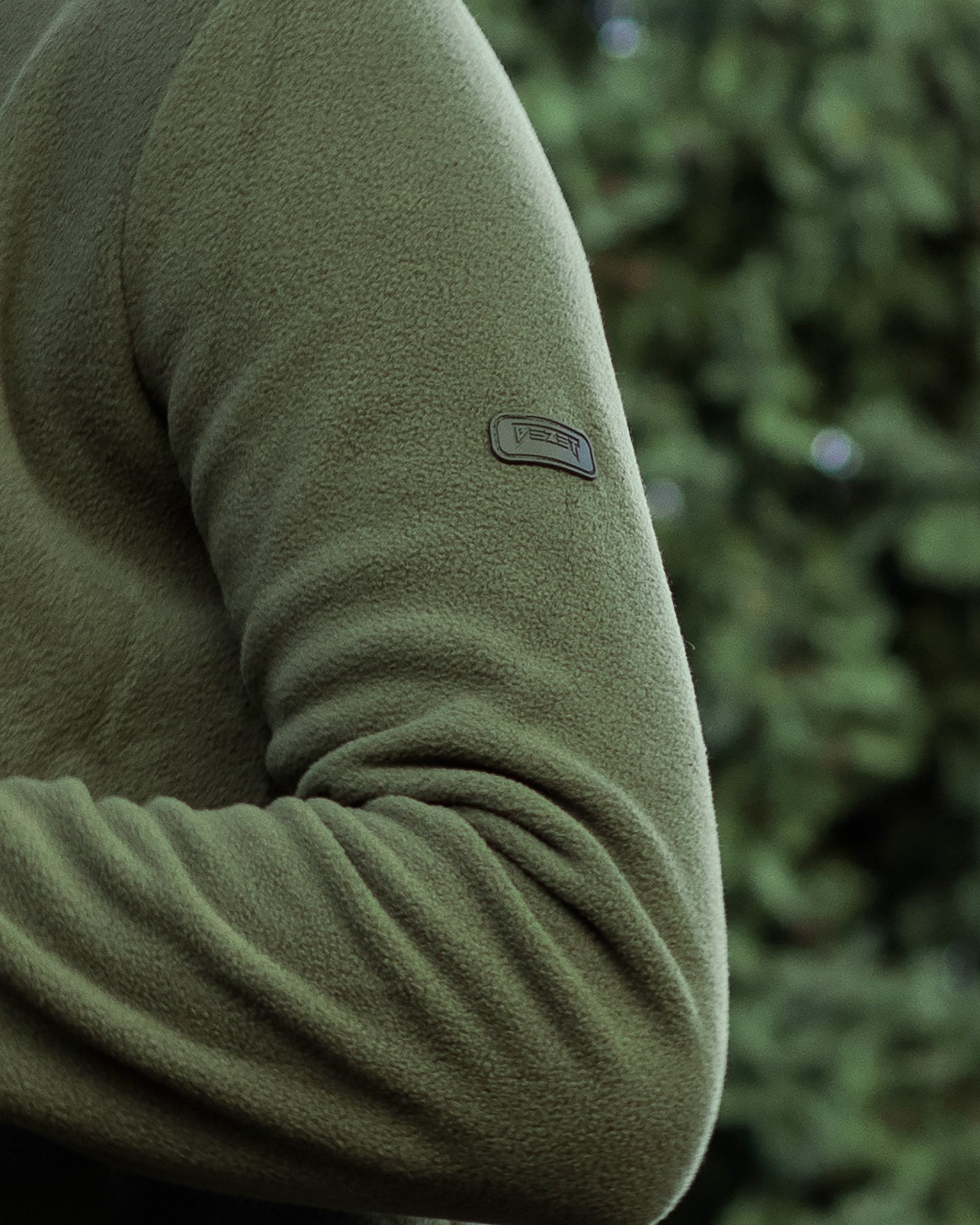 Кофта флісова Alpha хакі - Фото 9