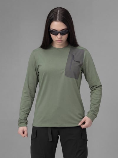 Кофта жіноча BEZET ActiveFlex хакі - Фото 3