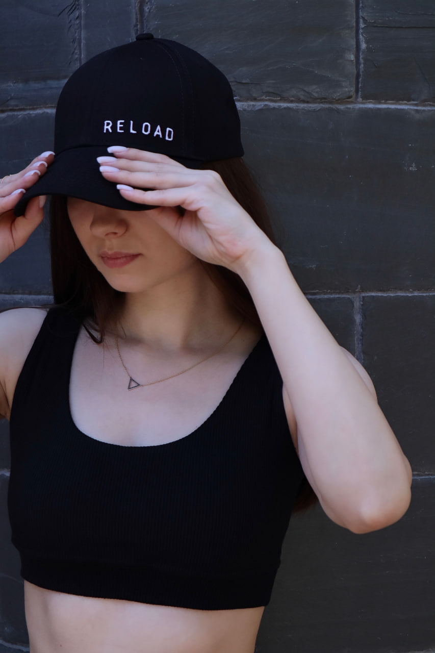 Жіночий топ - Reload, чорний