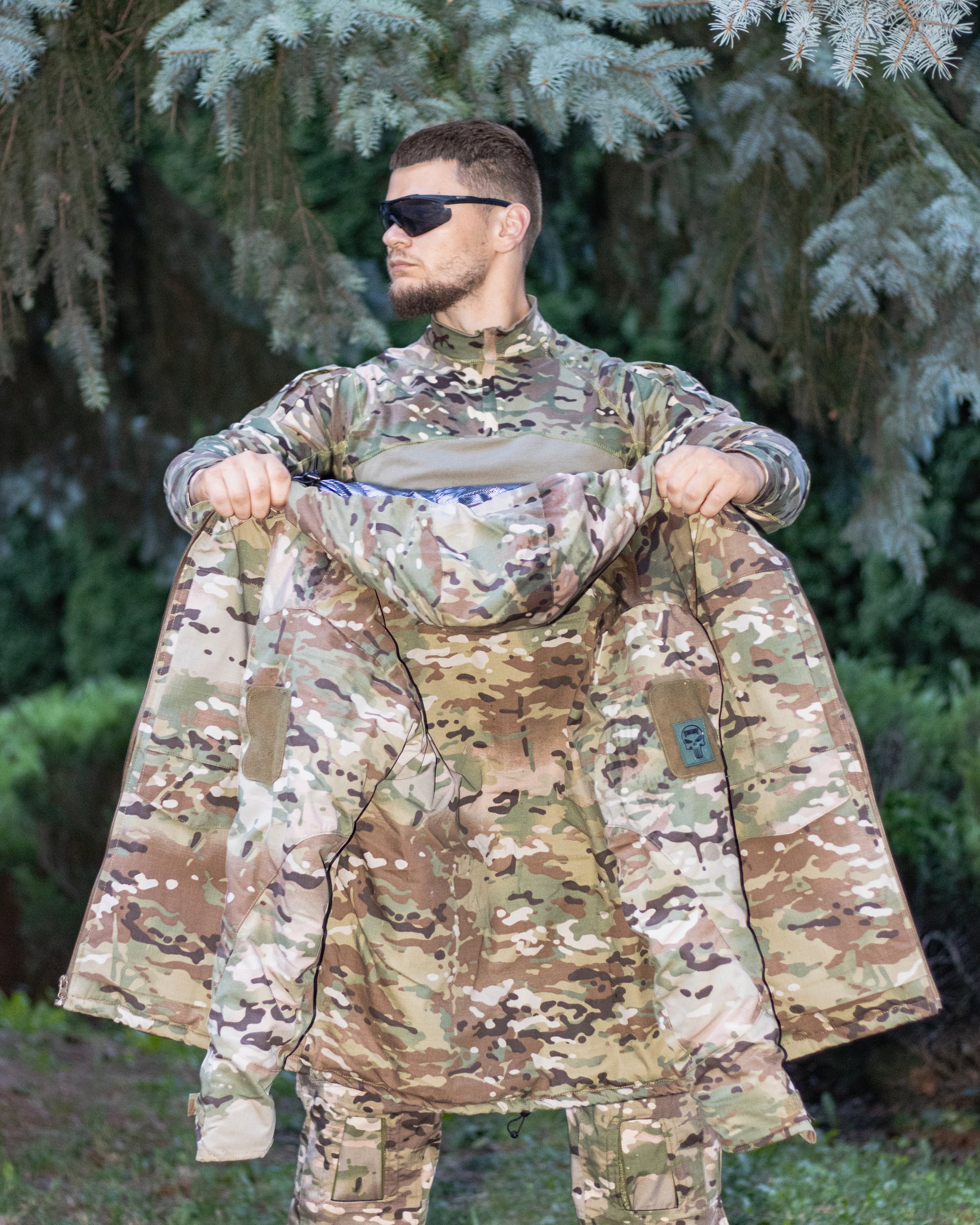 Куртка тактична зимова BEZET Штурм мультикам - Фото 7