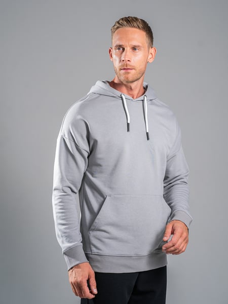 Чоловічий худі на весну Oversize Petlia 23 Сірий