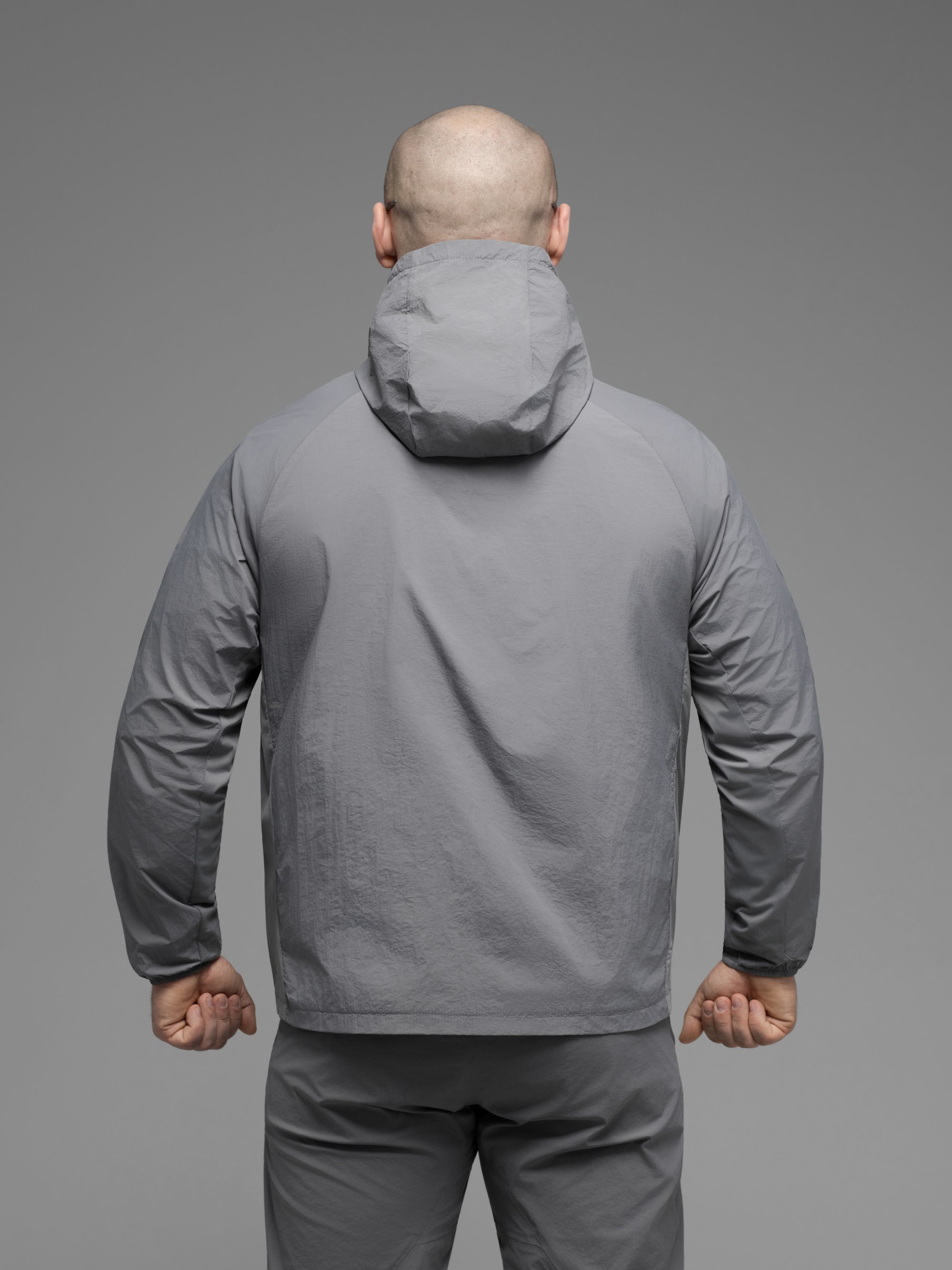 Куртка вітрівка BEZET Solguard UV 100 сірий - Фото 5