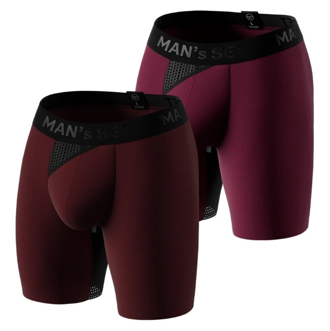 Комплект трусів Long 2.0 Light Black Series, 2шт MansSet