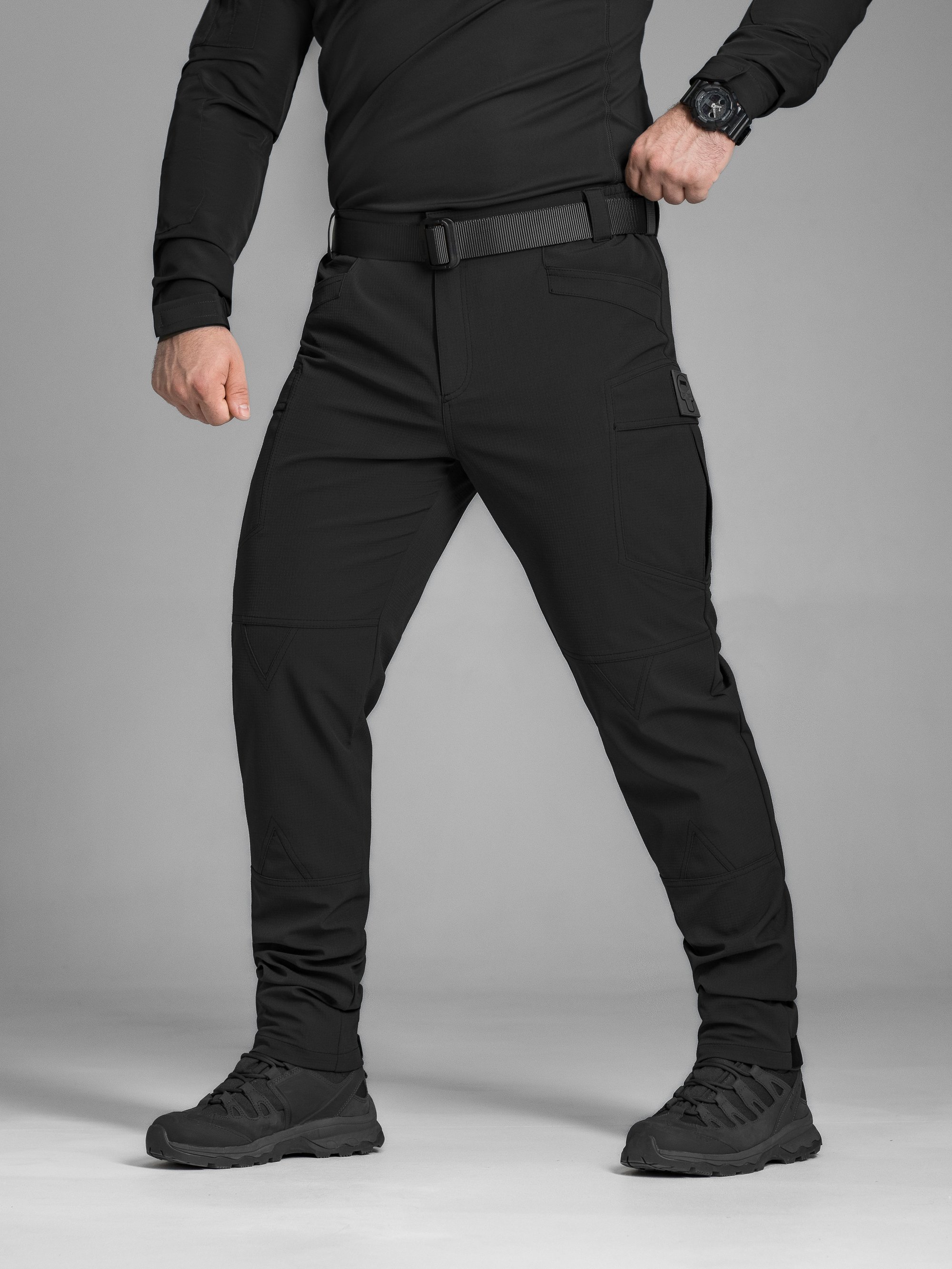 Штани карго тактичні BEZET Капелан чорний - Фото 5