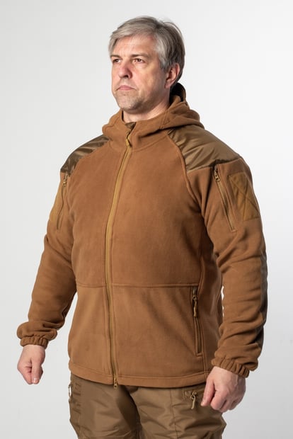 Кофта мікрофліс з капюшоном RMilitary Койот