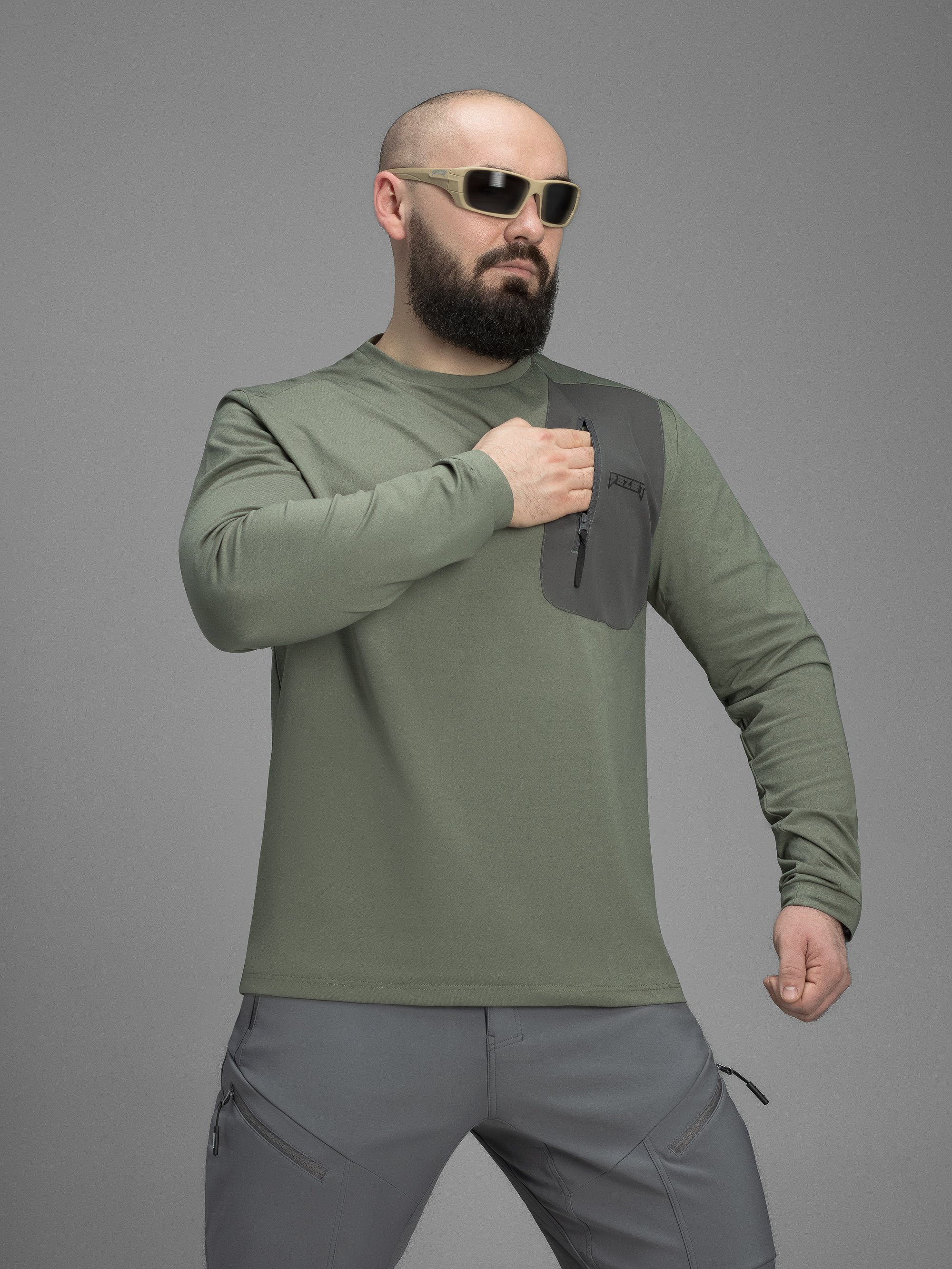 Кофта BEZET ActiveFlex хакі - Фото 7