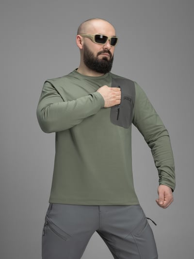 Кофта BEZET ActiveFlex хакі - Фото 7