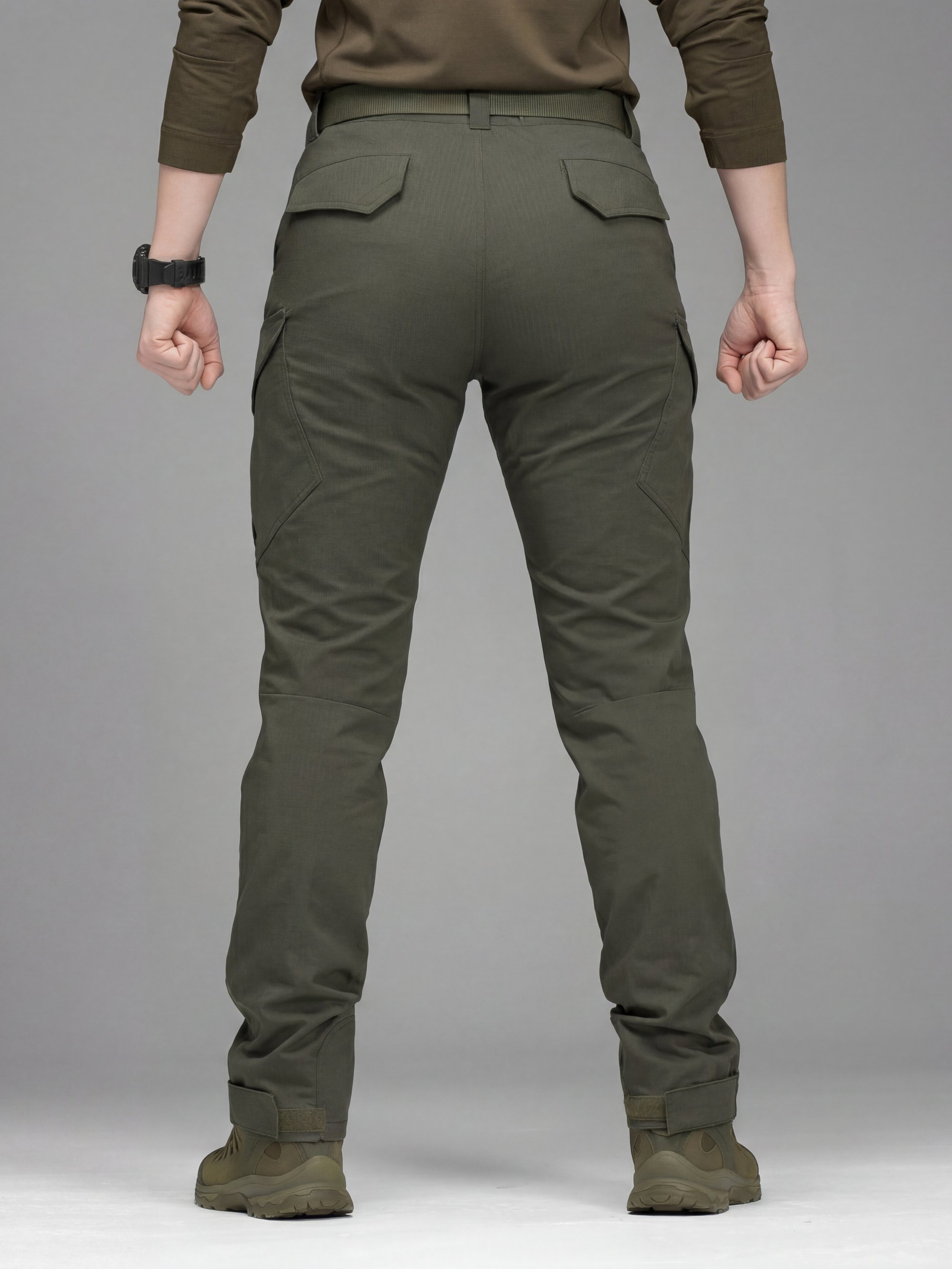 Штани жіночі карго тактичні BEZET Onyx хакі - Фото 4