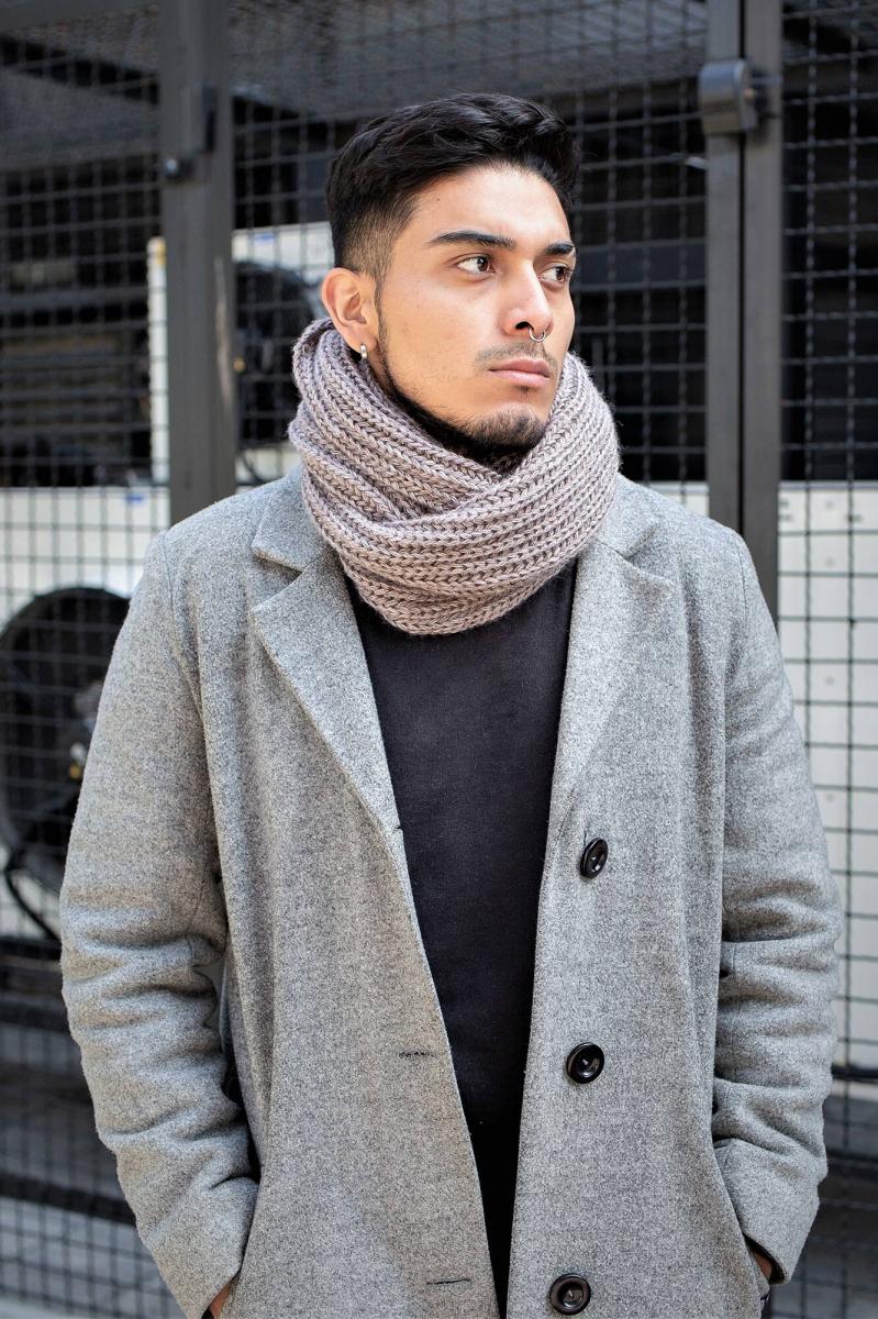 Шарф Хомут Without Scarf Brown Man