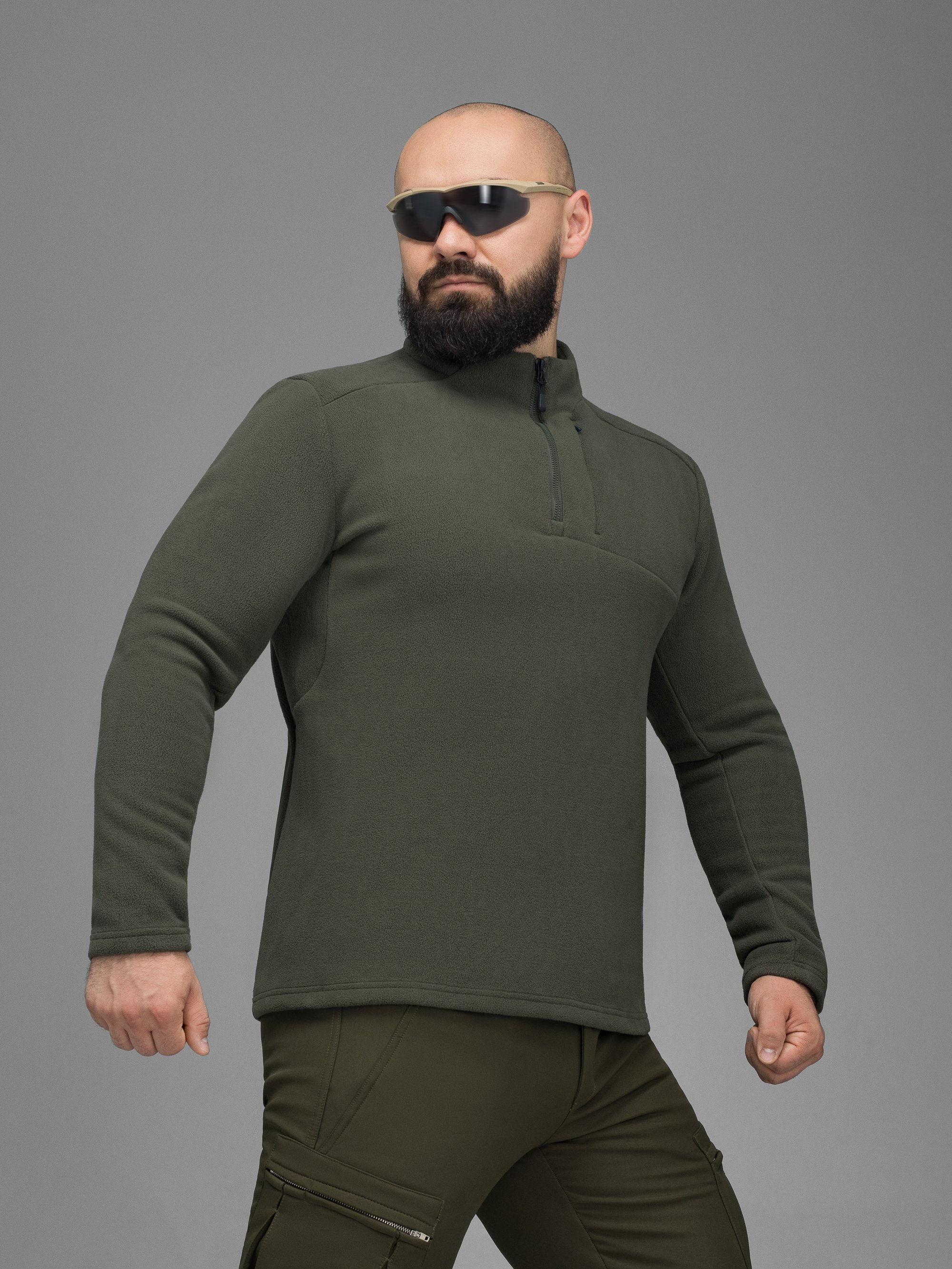 Кофта флісова BEZET Frostline хакі - Фото 3