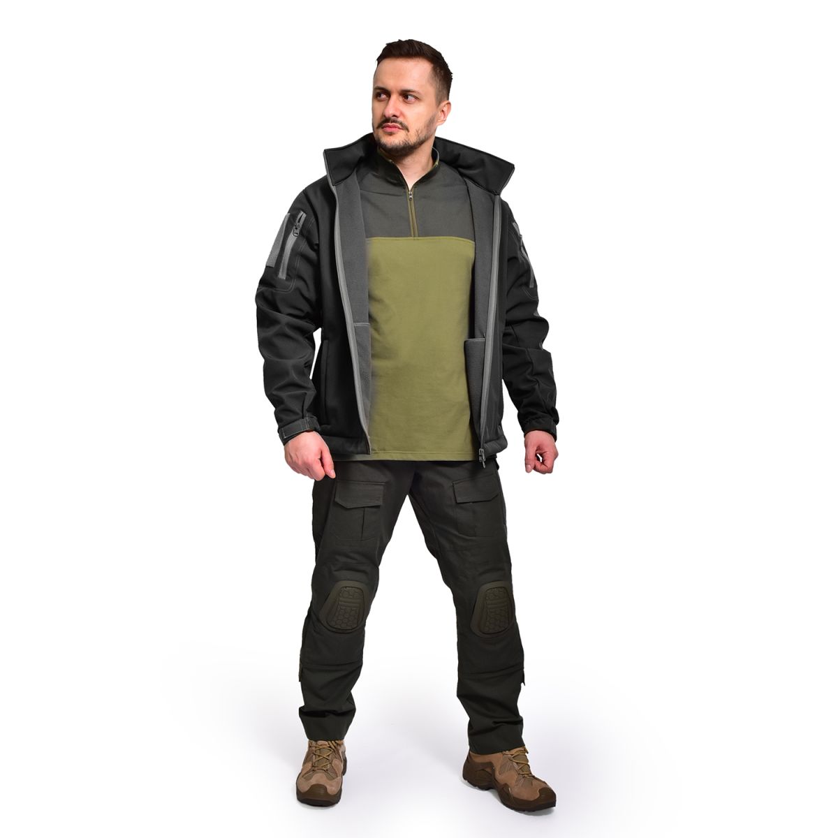 Куртка (Softshell) Shield Storm. Колір Чорний 3XL GIG MILITARY
