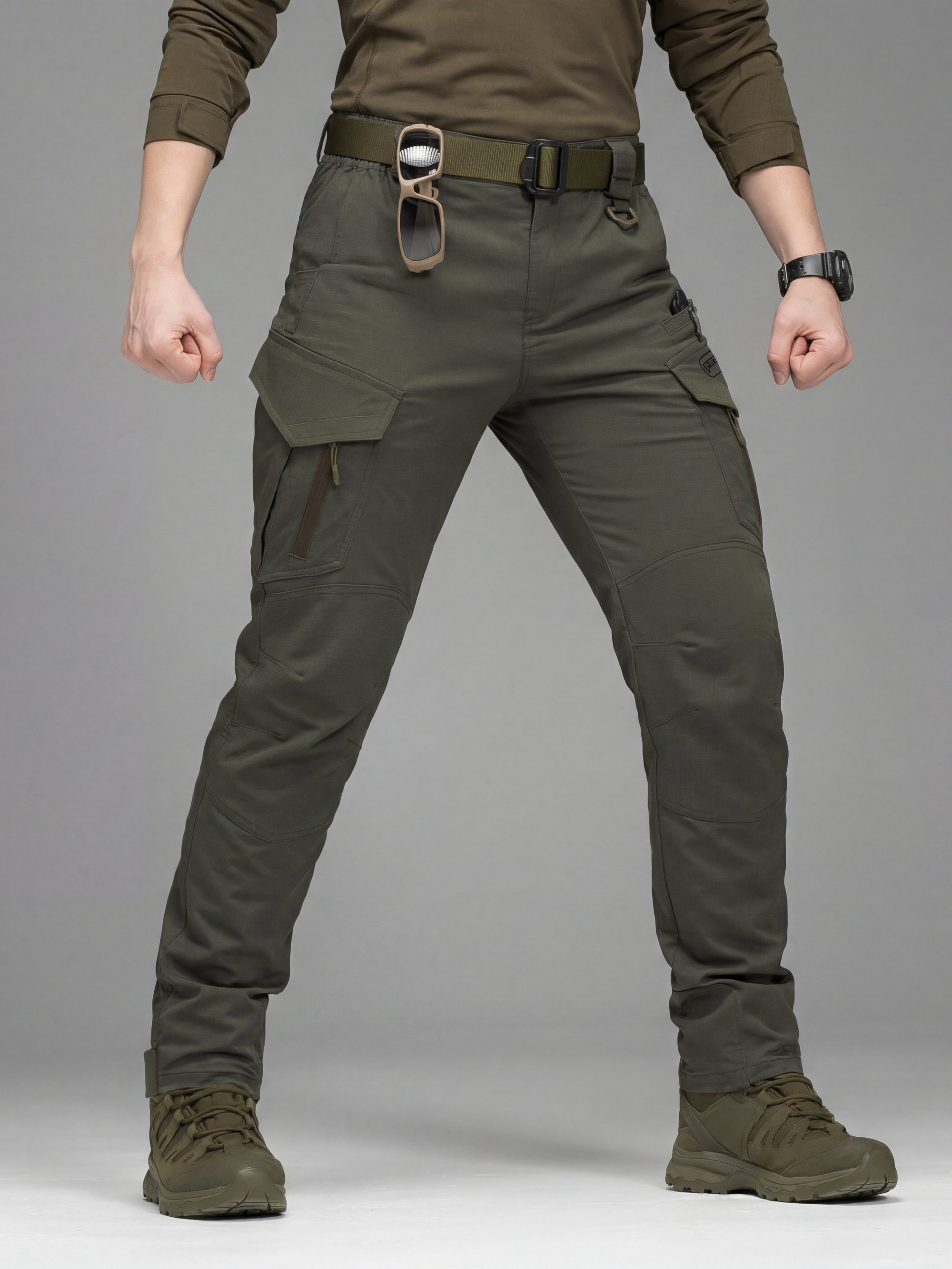 Штани жіночі карго тактичні BEZET Onyx хакі - Фото 2