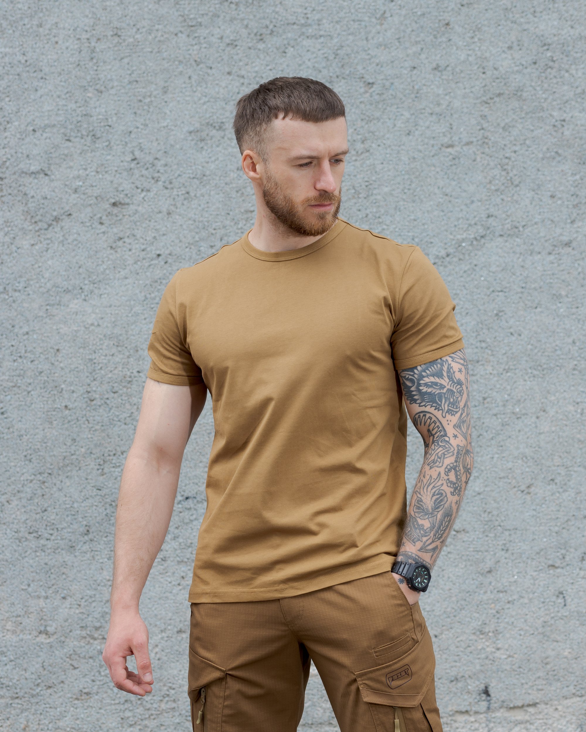 Футболка BEZET Base койот