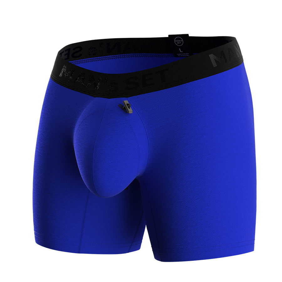 Мужские анатомические боксеры, Intimate PRO, Black Series, электрик MansSet