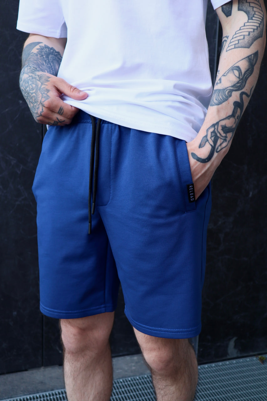Чоловічі трикотажні шорти .VDLK Basic темно-сині