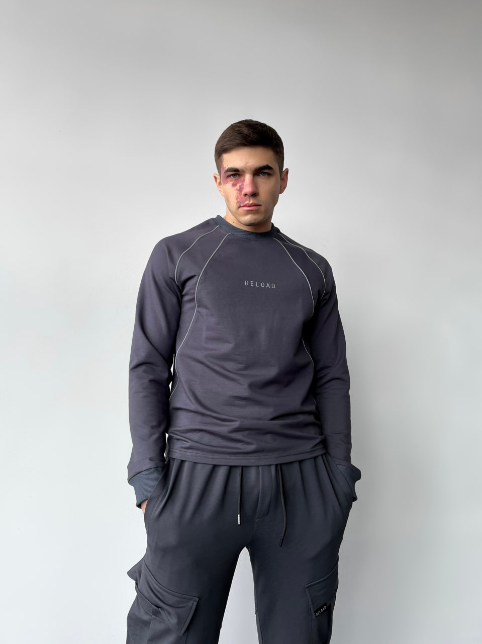 Мужской свитшот Reload Line, графит