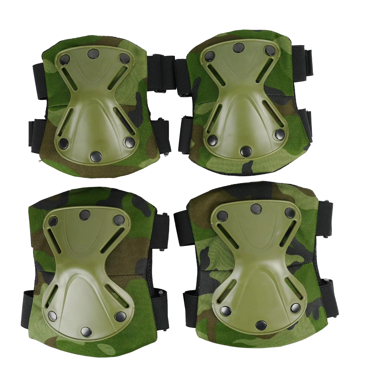 Комплект наколінники + налокітники (камуфляж) KIBORG