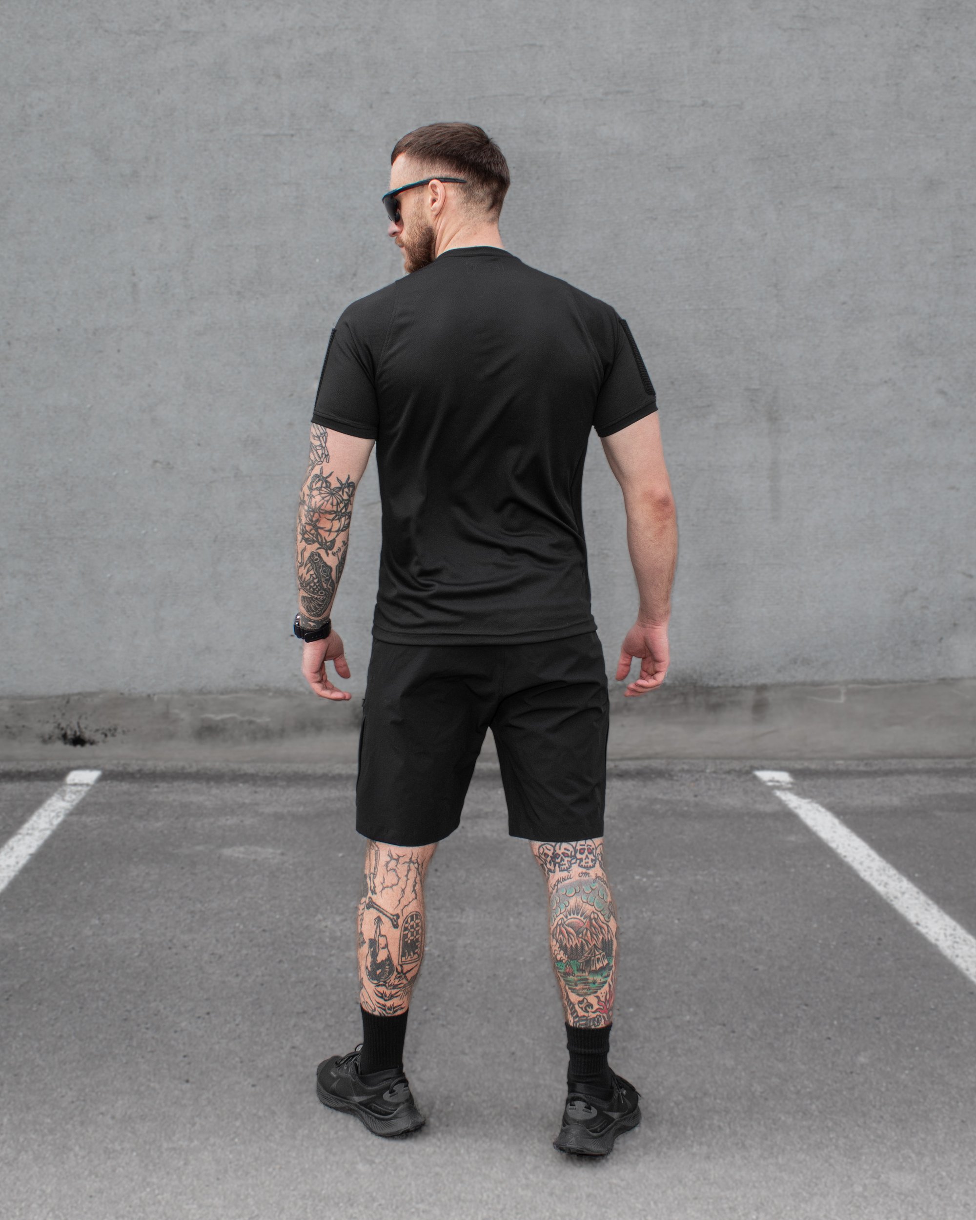 КОМПЛЕКТ (ШОРТИ КАРГО BEZET ADVENTURE ЧОРНИЙ,ФУТБОЛКА ШВИДКОСОХНУЧА ТАКТИЧНА BEZET ЧОРНИЙ) - Фото 5