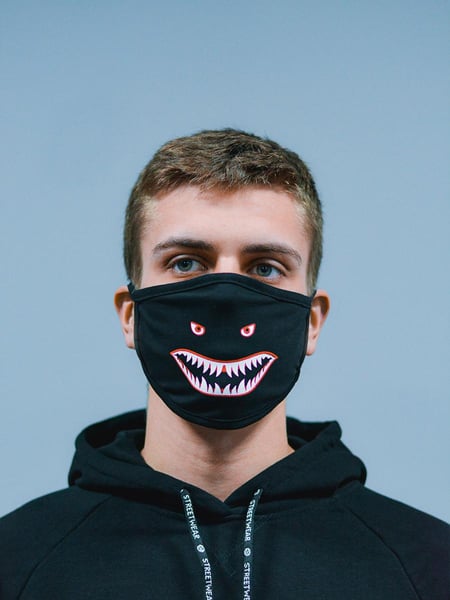 Маска трикотажная BEZET Shark