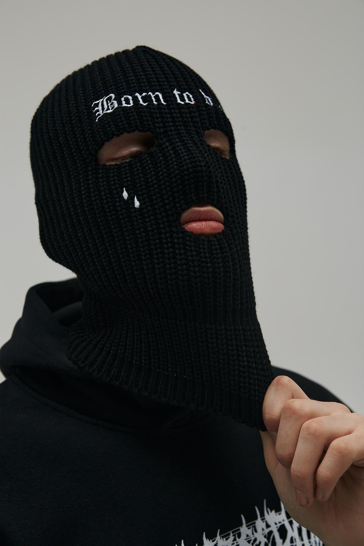 Балаклава Сльози, чорний TURWEAR