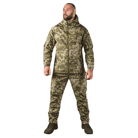 Костюм Camotec SoftShell піксель KOMBAT