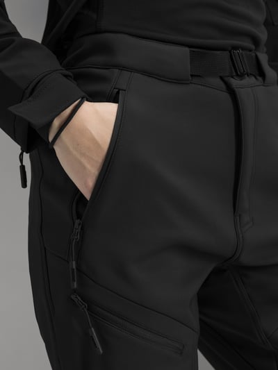 Штани карго тактичні жіночі Softshell BEZET Techwear чорний - Фото 19