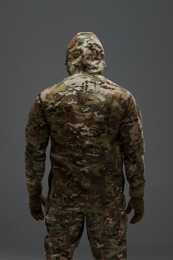 Куртка вітровка тактична BEZET Shadow мультикам - Фото 11