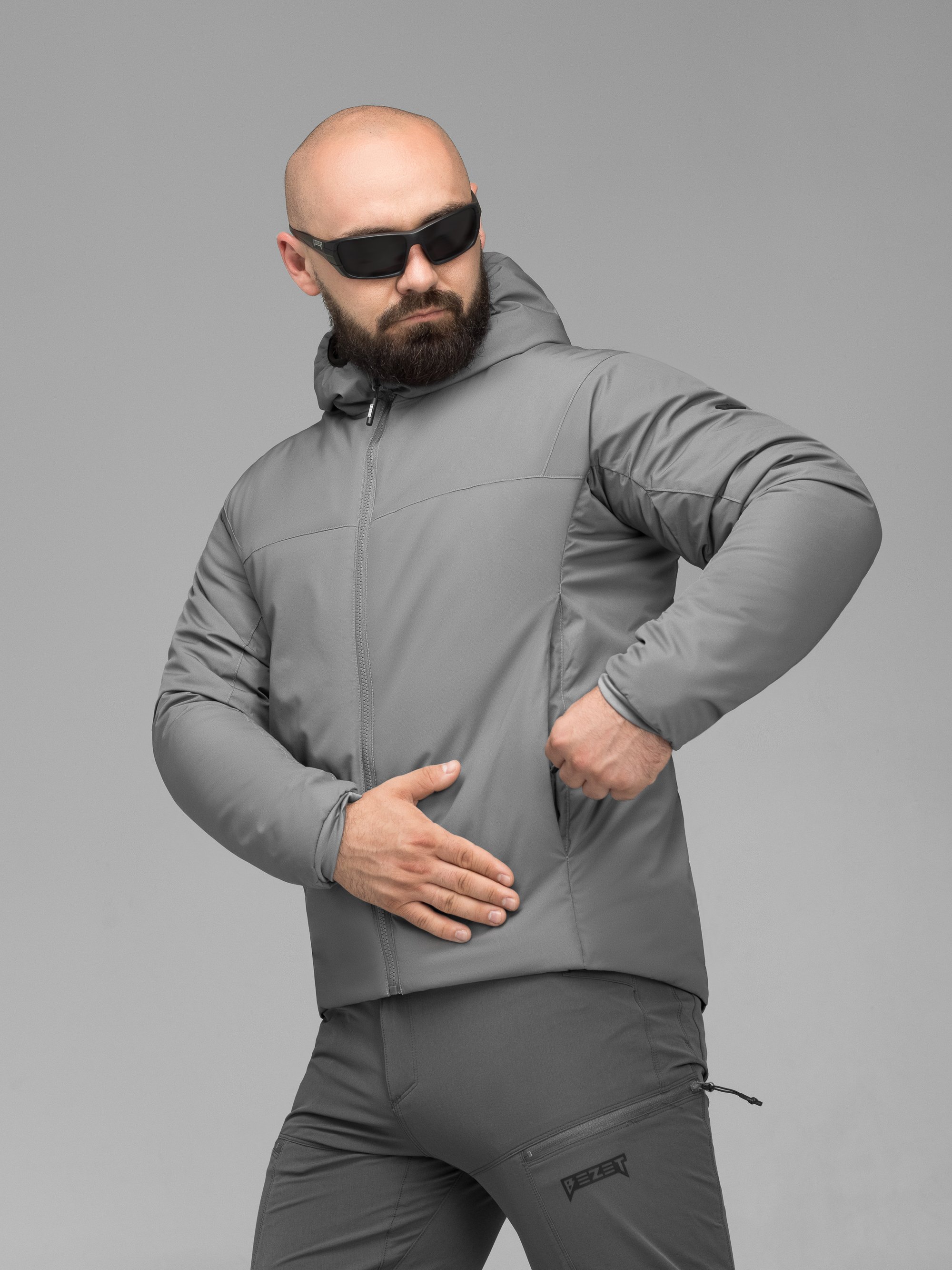 Куртка тактична BEZET Снайпер сірий - Фото 6