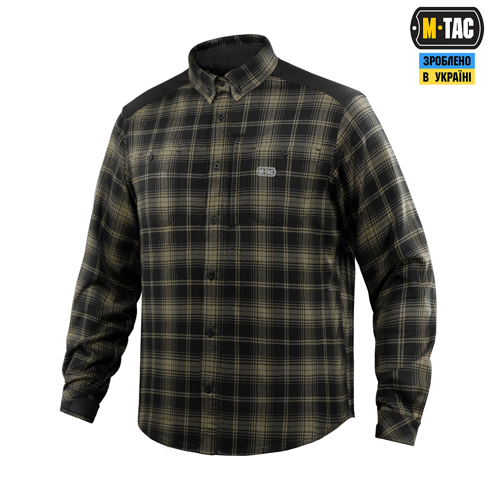 Рубашка в клетку M-Tac Redneck Shirt. Хаки (00000006266) СПЕЦПРОМ КР