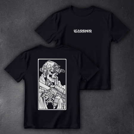 Футболка Warrior 01 черная We feel