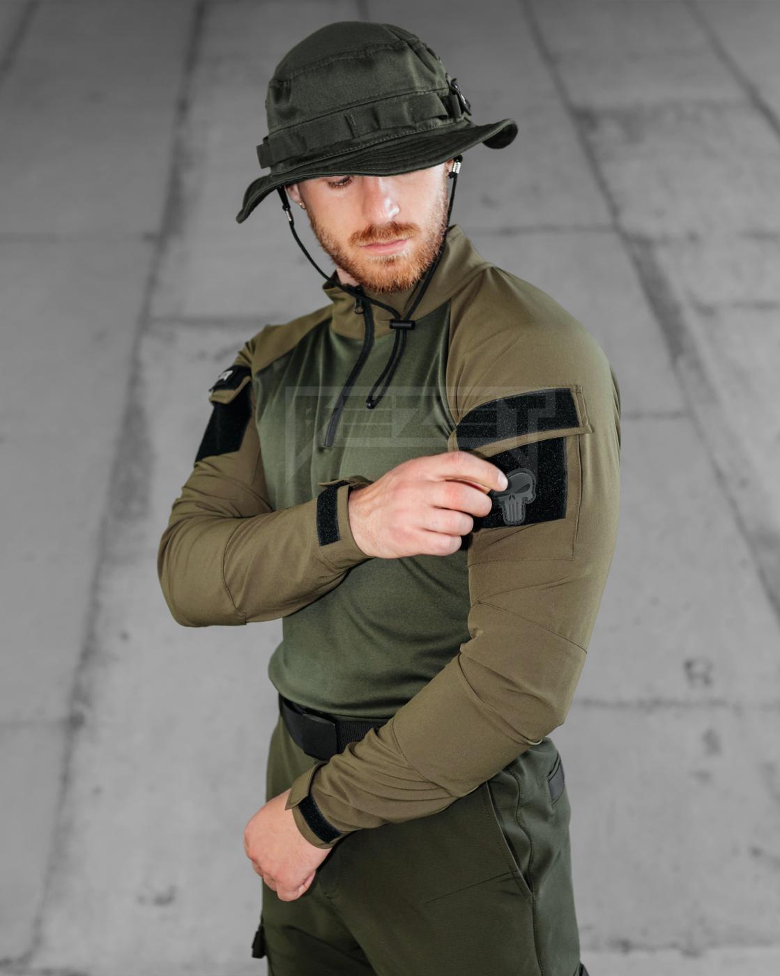 Сорочка тактична бойова Убокс (Убакс) BEZET хакі - Фото 5