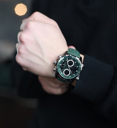 Чоловічий тактичний годинник Naviforce Fly Army Green Бест Тайм - Фото 8