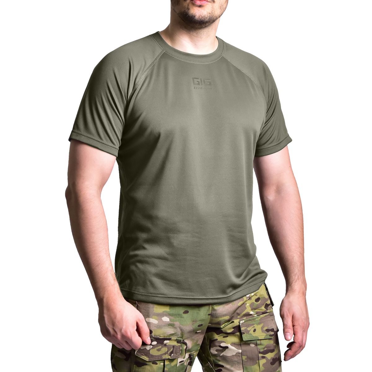 Футболка реглан Coolmax SpecOps air Tee Ranger Green GIG MILITARY