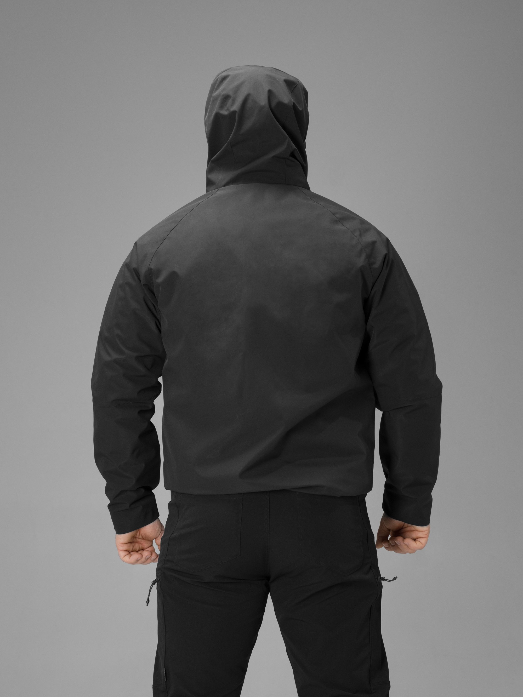 Куртка вітрівка BEZET Trail чорний - Фото 9