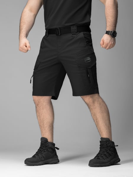 Шорти карго тактичні BEZET Onyx чорний