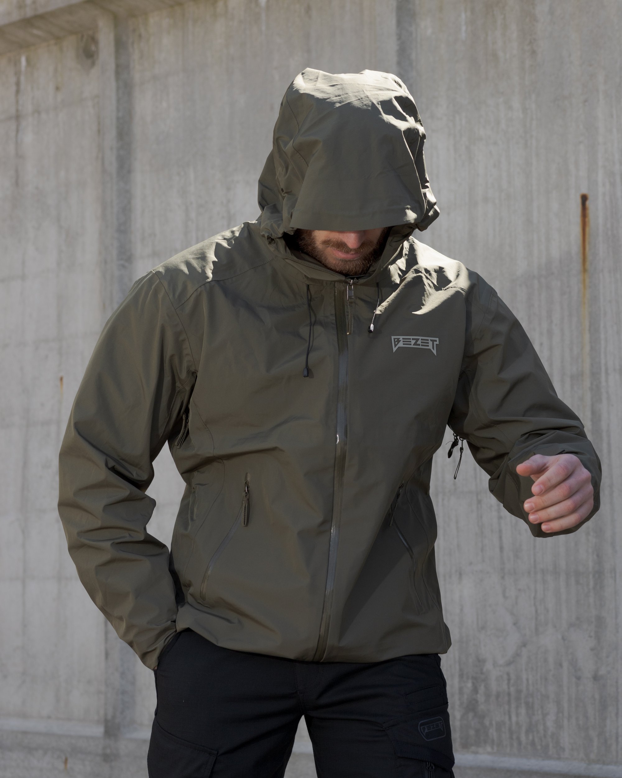 Куртка вітрівка BEZET ShieldTech хакі - Фото 44