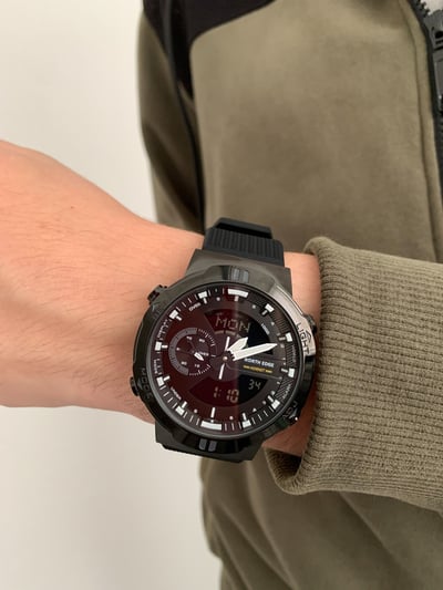 Чоловічий водостійкий тактичний годинник North Edge Hornet - Фото 4
